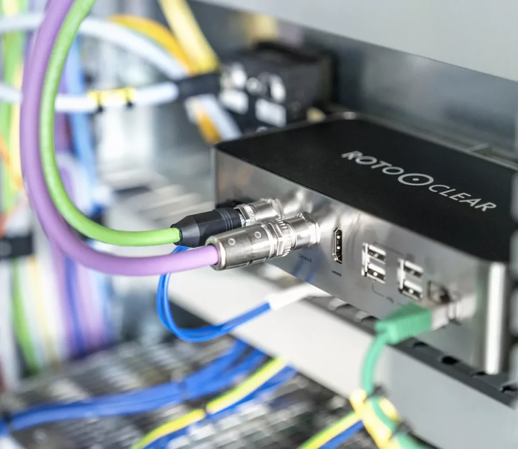 Rotoclear styring og kabler